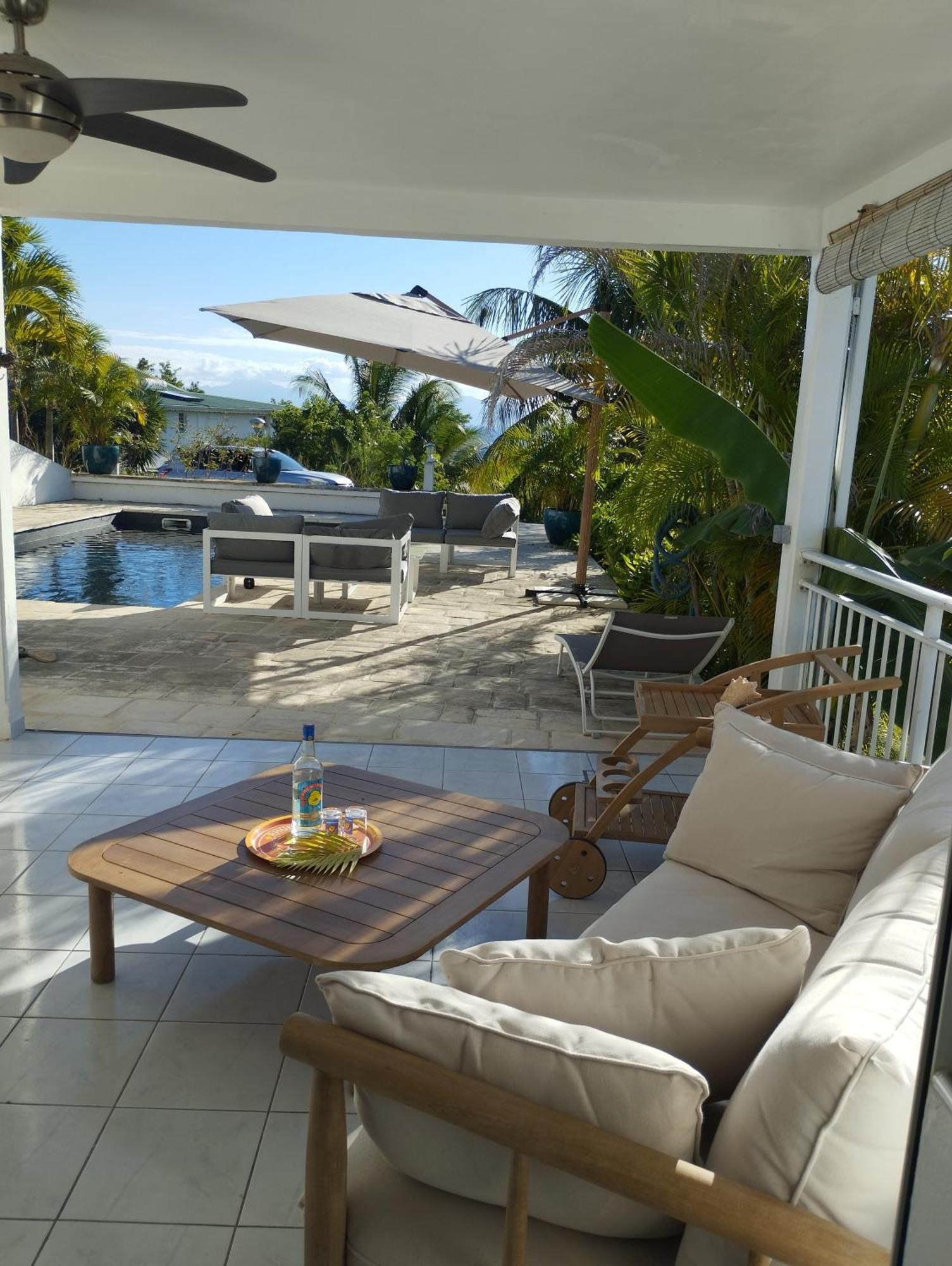 Bas De Villa Vue Mer Avec Deux Chambres Grand-Bourg  외부 사진